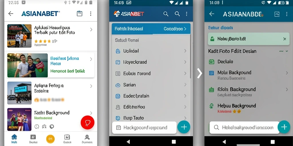 Screenshot antarmuka ASIANABET saat menghapus latar belakang foto.