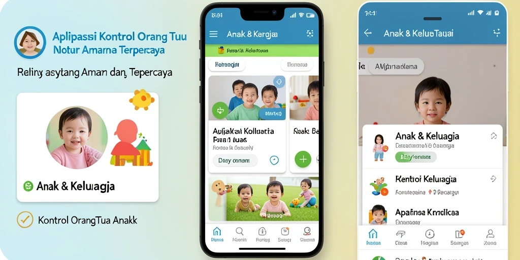 Screenshot dari antarmuka aplikasi Kontrol Orang Tua AW8 yang intuitif.