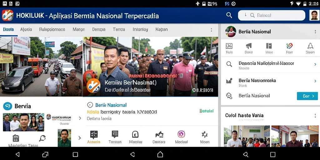 Tampilan antarmuka HOKILUCK yang modern dan informatif.
