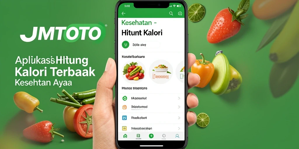 Antarmuka aplikasi JMTOTO yang memudahkan penghitungan kalori.