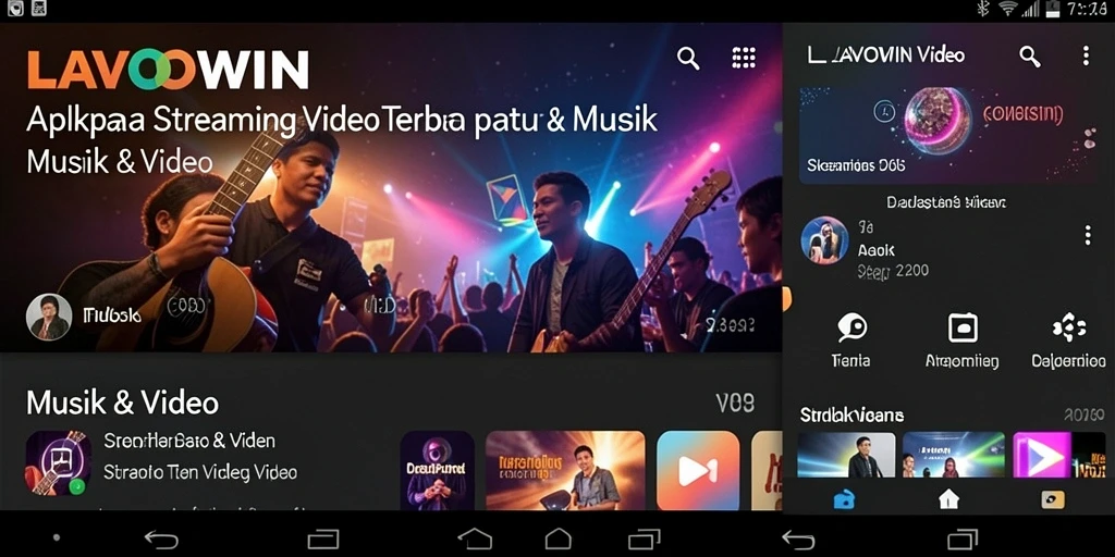 Tampilan antarmuka aplikasi LAVOWIN yang menarik dan fungsional.