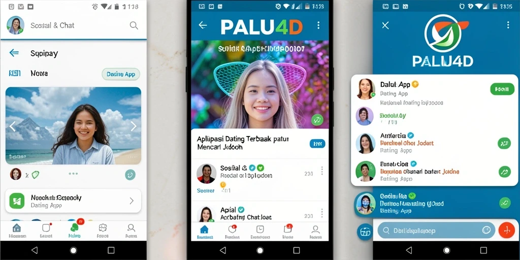 Screenshot antarmuka utama PALU4D, menampilkan fitur pencarian jodoh.