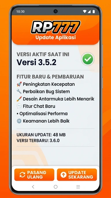 Riwayat Versi rp777 untuk Pengguna Android Indonesia